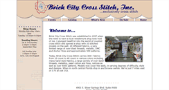 Desktop Screenshot of brickcitycrossstitch.com